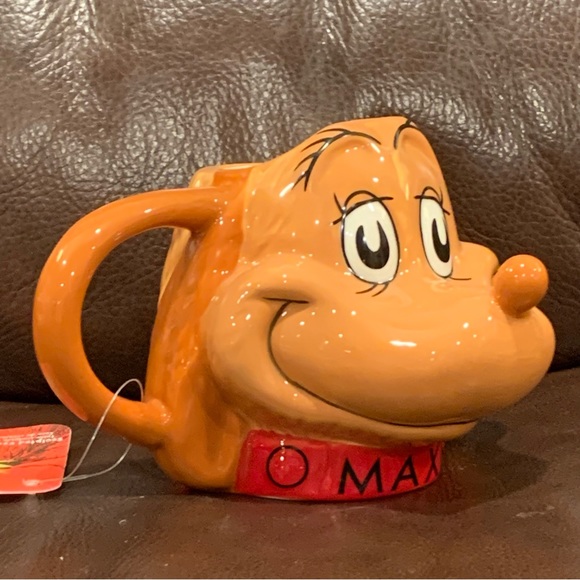 Max the Dog 16oz Sculpted Ceramic Mug How the Grinch Stole Christmas Collection - Picture 6 of 14